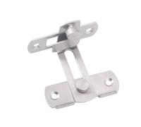 Cerradura de Puerta de Acero Inoxidable Plata 7x6,2x4,1cm | Instalación Rápida, Seguridad Añadida, Uso en Muebles y Puerta Corredera, para Armario o Jaula Pequeña