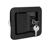 Cerradura de puerta de autocaravana, pestillo de puerta de autocaravana negro para camión para remolque de autocaravanas