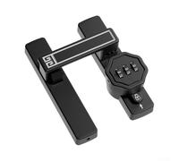 Cerradura de puerta de combinación ajustable con contraseña luminosa perno de seguridad para dormitorio baño puertas correderas con antirrobo a prueba de palanca