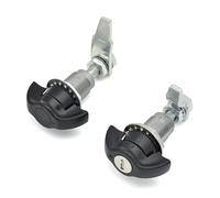 Cerradura de puerta de compresión grande XK245-2 E3-158-25 Cerradura de manija de una palabra con perfil aerodinámico Cerradura con llave CH751 Cerradura de ala de metal 1 pieza(XK245-2S)