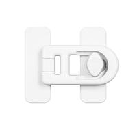 Cerradura de puerta de congelador | de bloqueo de seguridad infantil adhesivo sin llave | Barrera segura para puerta de horno | Barrera de seguridad para refrigerador | Cerraduras a prueba de