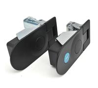 Cerradura de puerta de gabinete industrial con palanca sellada con llave y manija oscilante, 1 unidad(XK153-35BS-key)