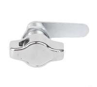 Cerradura de puerta de gabinete sin llave de aleación de zinc con mecanismo de cilindro de leva, cerradura mecánica para armarios de muebles que combina seguridad y diseño funcional (30 mm)