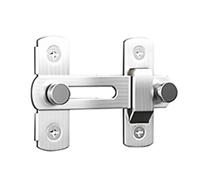Cerradura de puerta de granero, cerradura de puerta de seguridad para granero - Cerradura de seguridad para uso en interiores y exteriores - Cierre deslizante protector para baño portátil para granero