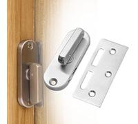 Cerradura de puerta de granero de acero inoxidable, perno deslizante resistente para dormitorio, garaje, jardín, diseño seguro de concha para gabinete de oficina en casa