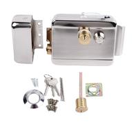 Cerradura de Puerta de intercomunicador con Timbre de Control eléctrico, Cerradura Doble de Doble Cabezal para Seguridad del hogar, Cerradura de Puerta electrónica de 12 V con