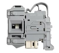 Cerradura de puerta de lavadora de tambor DK042614, instalación sin tornillos para Haier cierre rápido, desbloqueo de plástico gris, 15 x 10 x 5 cm