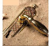 Cerradura de puerta de lujo for dormitorio, baño, Hardware de seguridad for el hogar, bricolaje, YP35 G1, 1 Uds.(Gold - D)