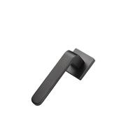 Cerradura de puerta de madera maciza de aleación de zinc sólida silenciosa for el hogar cerradura de puerta interior simple cerradura mecánica con manija dividida(D32 S977 gray brushed)