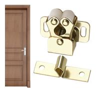 Cerradura de puerta de metal, cerradura de puerta de metal, cerradura de doble rodillo | perchero para muebles, hebilla para puerta, armario de cocina, cierre de, accesorios - herramienta en