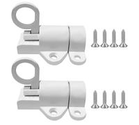 Cerradura de puerta de rebote de 2/4 piezas pestillos de resorte de aluminio, pestillos deslizantes automáticos con tornillos de montaje para armarios, puerta, ventana, armario, valla