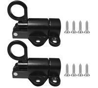 Cerradura de puerta de rebote de 2/4 piezas pestillos de resorte de aluminio, pestillos deslizantes automáticos con tornillos de montaje para armarios, puerta, ventana, armario, valla