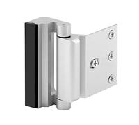 Cerradura de puerta de seguridad para el hogar, cerraduras de refuerzo de puerta, cerrojo de puerta de seguridad de alta resistencia con acabado de construcción para pestillo de puerta oscilante hacia