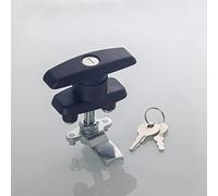 Cerradura de puerta de taquilla de caravana/autocaravana, interruptor de seguridad, caja de batería, cerradura de puerta con 2 llaves (1 unidad)