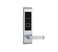 Cerradura de puerta de tarjeta RFID electrónica con llave, adecuada para cerraduras de puertas inteligentes con pasadores de bloqueo en oficinas, apartamentos, hogares, hoteles (Color: tirón
