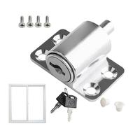 Cerradura de puerta de ventana, cerradura de seguridad a prueba de niños para puerta corredera, topes de ventana del hogar, cerraduras correderas de patio, cerradura de aula con llave para sala de