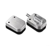 Cerradura de puerta de vidrio para puertas de vidrio templado, construcción de acero inoxidable diseñada para aplicaciones deslizantes o oscilantes de 8 12 mm de grosor