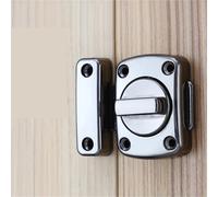 Cerradura de puerta del dormitorio, pestillo Simple de fácil instalación, interruptor fijo con tornillos, hebilla de puerta de madera, ventana, 1 Uds.(Black Extra Large)