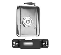 Cerradura de puerta electrónica integrada con control remoto con 2 cerraduras de puerta remotas, a prueba de óxido, fácil instalación, cerradura segura sin llave