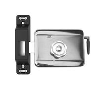 Cerradura de puerta electrónica integrada con control remoto con 2 cerraduras de puerta remotas, a prueba de óxido, fácil instalación, cerradura segura sin llave