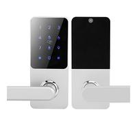 Cerradura de Puerta Electrónica Inteligente, Cerradura de Puerta Inteligente, Aplicación Bluetooth, Aplicación de Huellas, Control de Voz Remota Inteligente, para para