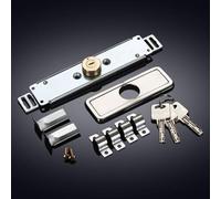 Cerradura de puerta enrollable con mecanismo de llave cruzada para integración de puerta CRESCENT, instalación de montaje medio o inferior aplicable (A)