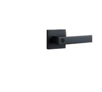 Cerradura de puerta esférica tipo cuarto de baño, cuarto de baño, baño doméstico, tipo bola, cerradura de bola dorada de cobre interior(F noble black 35-50mm)