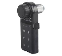 Cerradura de puerta inteligente, cerradura de puerta de entrada, contraseña, cerradura de acceso, gabinete de seguridad, armario codificado digital para oficina en casa(Installation size L=20, black)