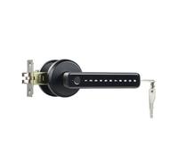 Cerradura de puerta inteligente, cerradura de puerta de entrada sin llave, control de aplicación Tuya, reconocimiento rápido de 0,5 segundos, perno ajustable, teclado inalámbrico con contraseña