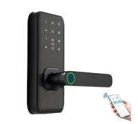 Cerradura de puerta inteligente, Cerradura del pestillo del cerrojo de la tarjeta RFID de la contraseña de la huella dactilar del control remoto inteligente