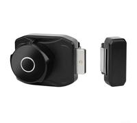 Cerradura de puerta inteligente, cerradura inteligente de huellas dactilares para puertas correderas, cerraduras de puerta de seguridad electrónica para el hogar, dormitorio, hotel, oficina