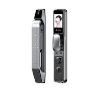 Cerradura de puerta inteligente con reconocimiento de venas de dedo Reconocimiento facial 3D Huella digital Wifi Cerradura electrónica antirrobo con contraseña Cerraduras de puerta con huella