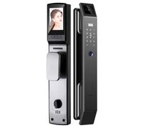 Cerradura De Puerta Inteligente Con Reconocimiento Facial 3D, Cerraduras Inteligentes, Cerradura De Puerta Digital WiFi, Huella Dactilar Biométrica Y Teclado Digital Táctil, For Seguridad De