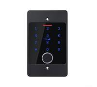 Cerradura de puerta inteligente de huellas dactilares con diseño resistente a la intemperie IP66 Compatible con aplicaciones móviles basadas en registros remotos y de auditoría (negro)