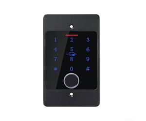 Cerradura de puerta inteligente de huellas dactilares con diseño resistente a la intemperie IP66 Compatible con aplicaciones móviles basadas en registros remotos y de auditoría (negro)