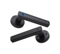 Cerradura de Puerta Inteligente F6 Tuya con y Huella Dactilar, Teclado Electrónico, Llaves RFID, Control por Aplicación, Resistente Al Agua,