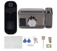 Cerradura de puerta inteligente, prueba de temperatura alta y baja, resistente a vibraciones, control remoto de aplicación de clave de tarjeta de contraseña de huella digital,