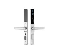 Cerradura de Puerta Inteligente Tuya WiFi con Cámara, Huella Dactilar, RFID, Acceso con Contraseña, Timbre de Seguridad Deslizante con Mirilla, 2885
