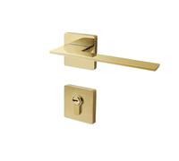 Cerradura de puerta interior de cobre cepillado china retro, cerradura de puerta de dormitorio, cerradura de puerta silenciosa magnética for el hogar, cuerpo de la cerradura(72F80 magnetic lock body)