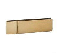 Cerradura de puerta interior de cobre puro con succión silenciosa para habitaciones infantiles, dormitorios y oficinas, diseñada para resistencia a la corrosión y durabilidad (dorado)