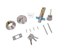 Cerradura De Puerta Invisible De Acero Inoxidable Perillas Exteriores Con Llaves Cerradura De Entrada Frontal Cerradura De Puerta Invisible Para Hogar