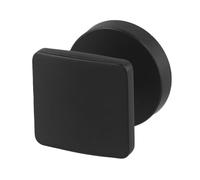Cerradura de puerta invisible de un solo lado con pequeño agujero de cerradura en miniatura, material de aleación de zinc, adecuado para un uso seguro en puertas de madera y aluminio (negro)