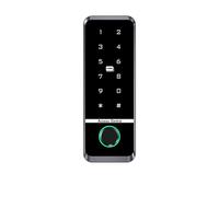 Cerradura de puerta magnética Controlador biométrico de acceso a huellas dactilares, teclado IP66, resistente al agua, tarjeta RFID IC, de Control de acceso de puerta independiente(TF108EM-W)
