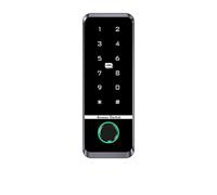Cerradura de puerta magnética Controlador biométrico de acceso a huellas dactilares, teclado IP66, resistente al agua, tarjeta RFID IC, de Control de acceso de puerta independiente(TF108MF-W)
