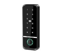 Cerradura de puerta magnética de Control de Acceso de huellas dactilares IP66, lector de teclado RFID biométrico impermeable for exteriores, Panel táctil Wiegand 26 34 for puerta de casa