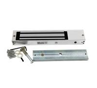 Cerradura de puerta magnética Kits de control de acceso Cerradura eléctrica 280 KG 600 lbs Fuerza de retención Cerradura de puerta Cerradura magnética de 12 V ZL U Soporte Accesorios de control de acc