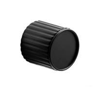Cerradura de puerta minimalista eficiente con doble funcionalidad para una fácil apertura desde ambos lados (negro)