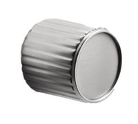 Cerradura de puerta minimalista eficiente con doble funcionalidad para una fácil apertura desde ambos lados (plateado)