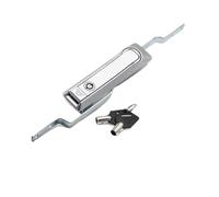 cerradura de puerta MS828 Gabinete de control distribución energía Cerradura manija tracción puerta gabinete red(Silver 2)