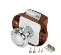 Cerradura De Puerta Principal Para Autos | Cerradura De Empuje En Aleación De Zinc Para Remolques - Recambio De Pestillo Para Caja AutoFurgoneta Baño